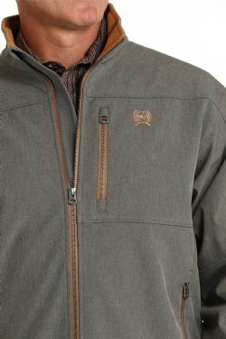 Men's Match Boys Bonded Jacket - Charcoal/Copper - MWJ1583006