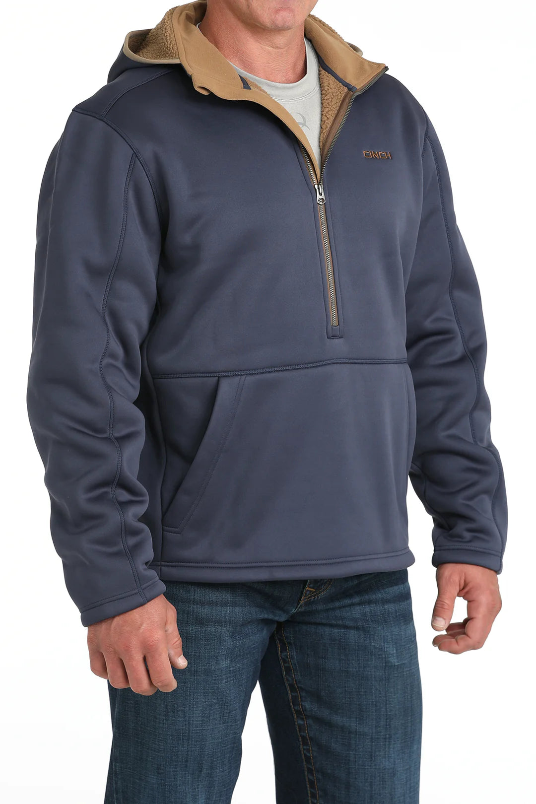 Cinch Men's Navy Sherpa Hoodie