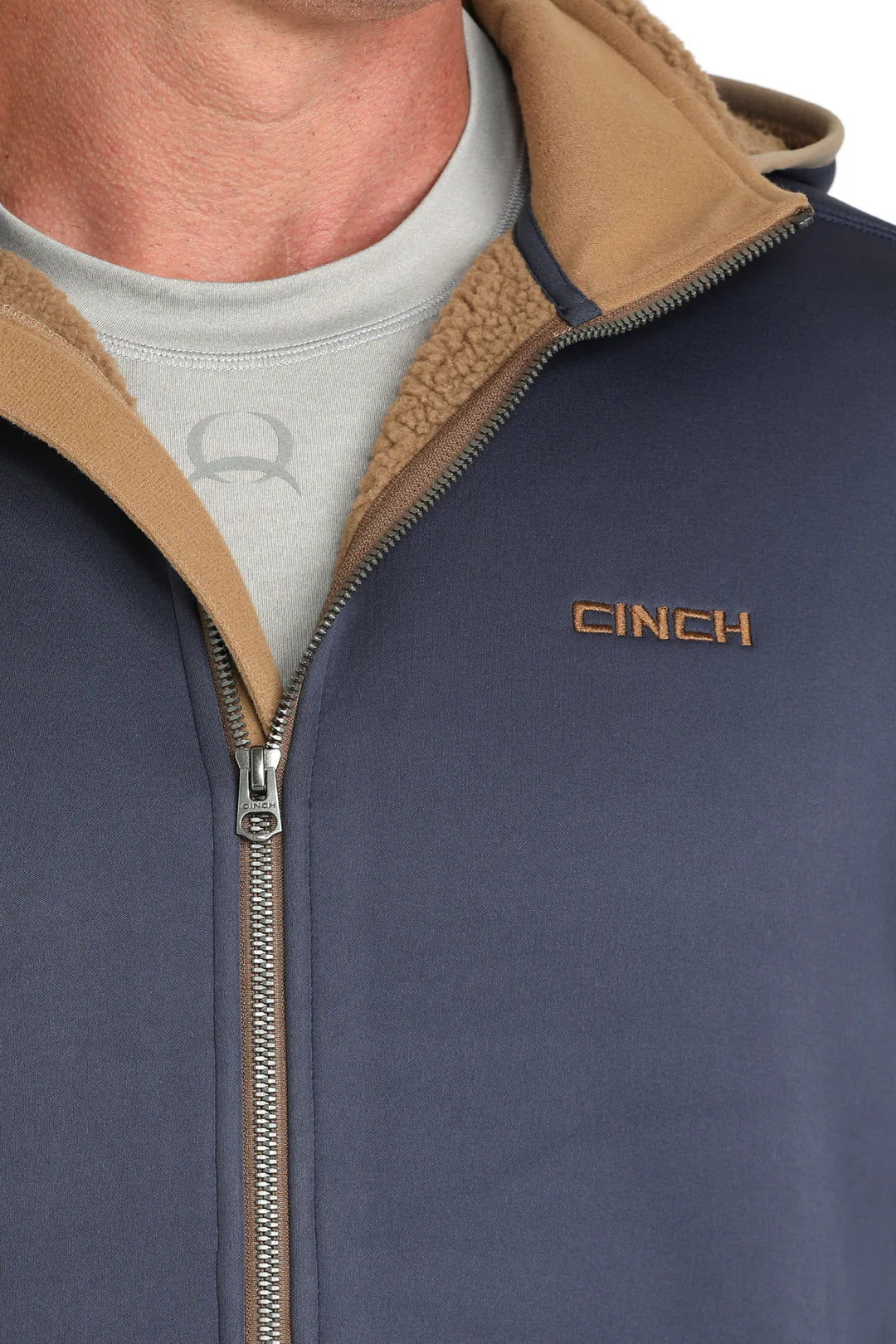 Cinch Men's Navy Sherpa Hoodie