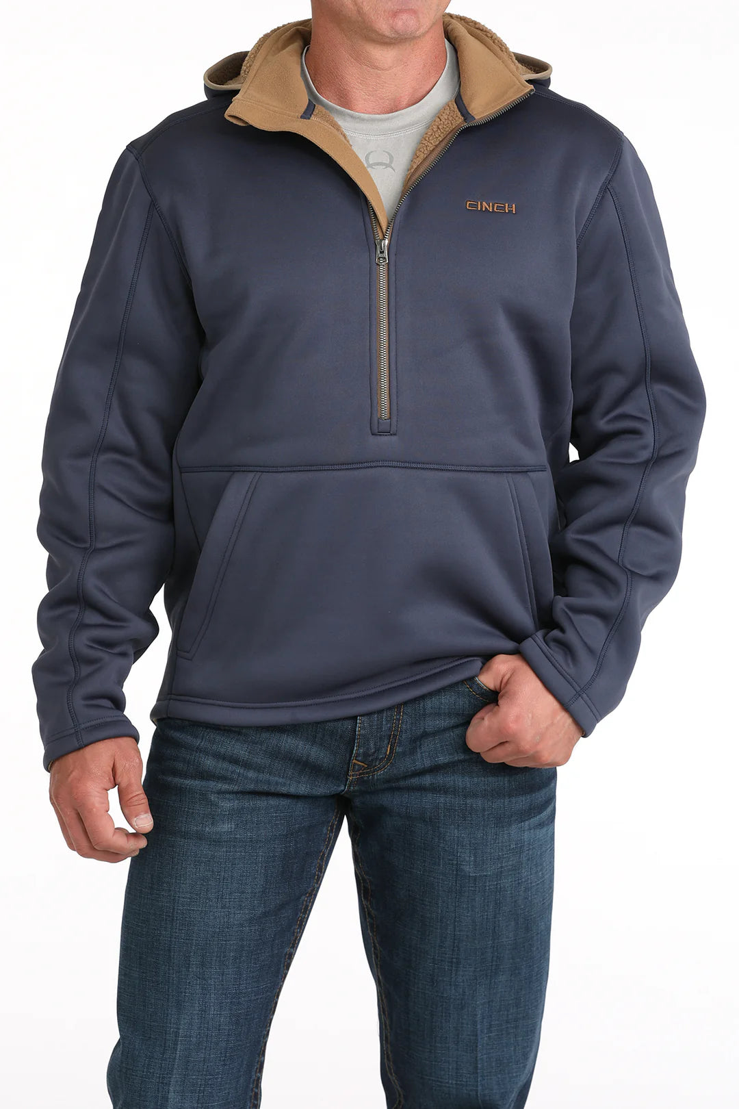 Cinch Men's Navy Sherpa Hoodie