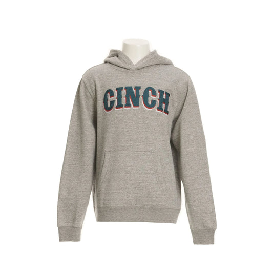 Youth Boy's Heather Grey Pullover Hoodie MWK7510006