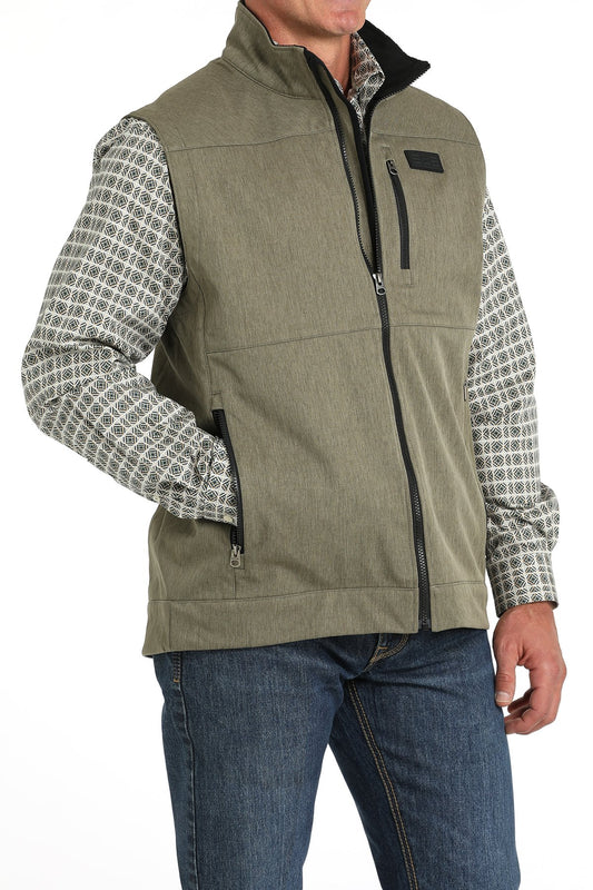 Men's Softshell Vest - Olive - MWV1515021