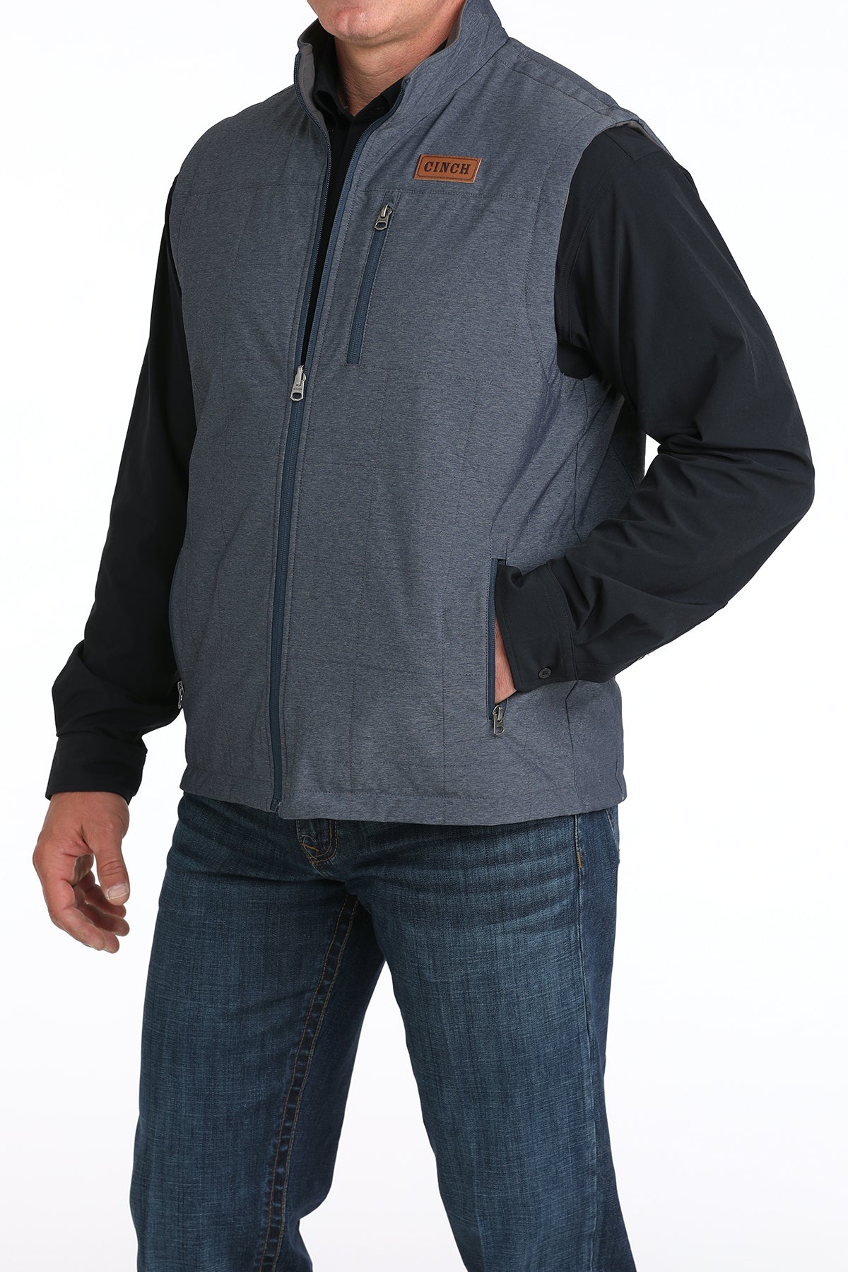 MENS REVERSIBLE VEST OW25 - NAVY