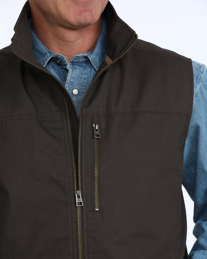 double-layer bonded technology, this vest easily keeps you warm when temperatures cool down