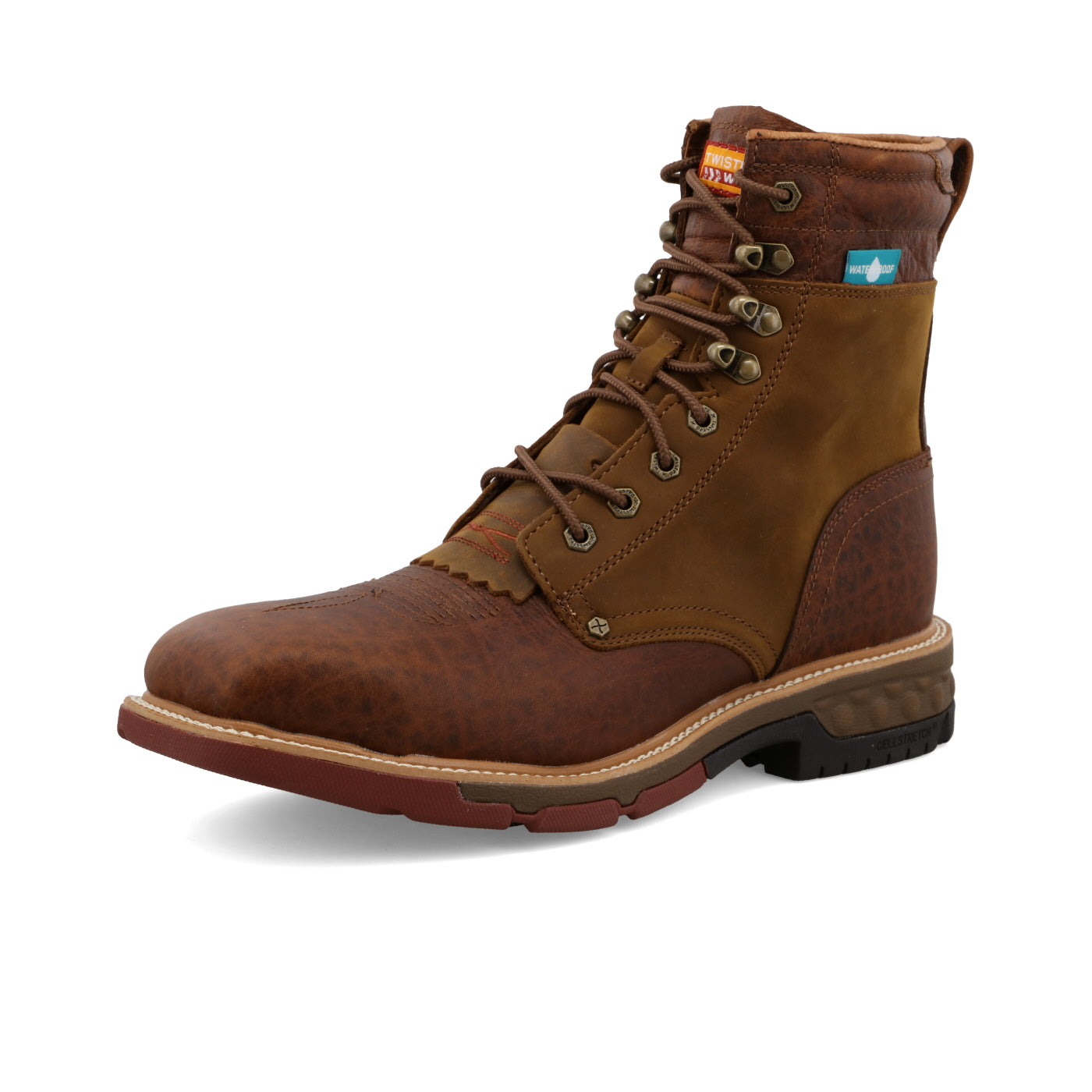 Waterproof Alloy Toe Work CellStretch Lacer 
