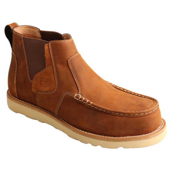 MENS TWISTED X CHELSEA WEDGE SOLE PULL ON COMPOSITE WORK BOOT