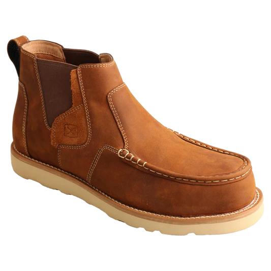 MENS TWISTED X CHELSEA WEDGE SOLE PULL ON COMPOSITE WORK BOOT