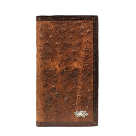 Nocona Men's Print Leather Rodeo Wallet