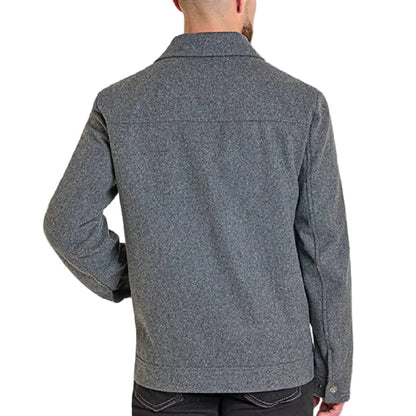 Panhandle Slim Men's Solid Heather Wool Jacket
