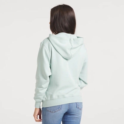 Southern Marsh Angie Active Half Zip Hoodie - Seafoam