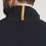 Canton Performance Quarterzip-Black With Gold