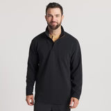 Canton Performance Quarterzip-Black With Gold