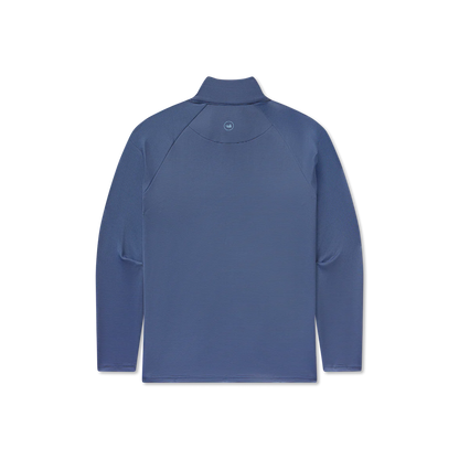 Southern Marsh Men's Southampton Performance Quarter Zip - Stripes - Navy