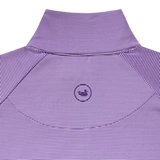 Southern Marsh Southampton Performance Quarter Zip - Stripes - White & Purple