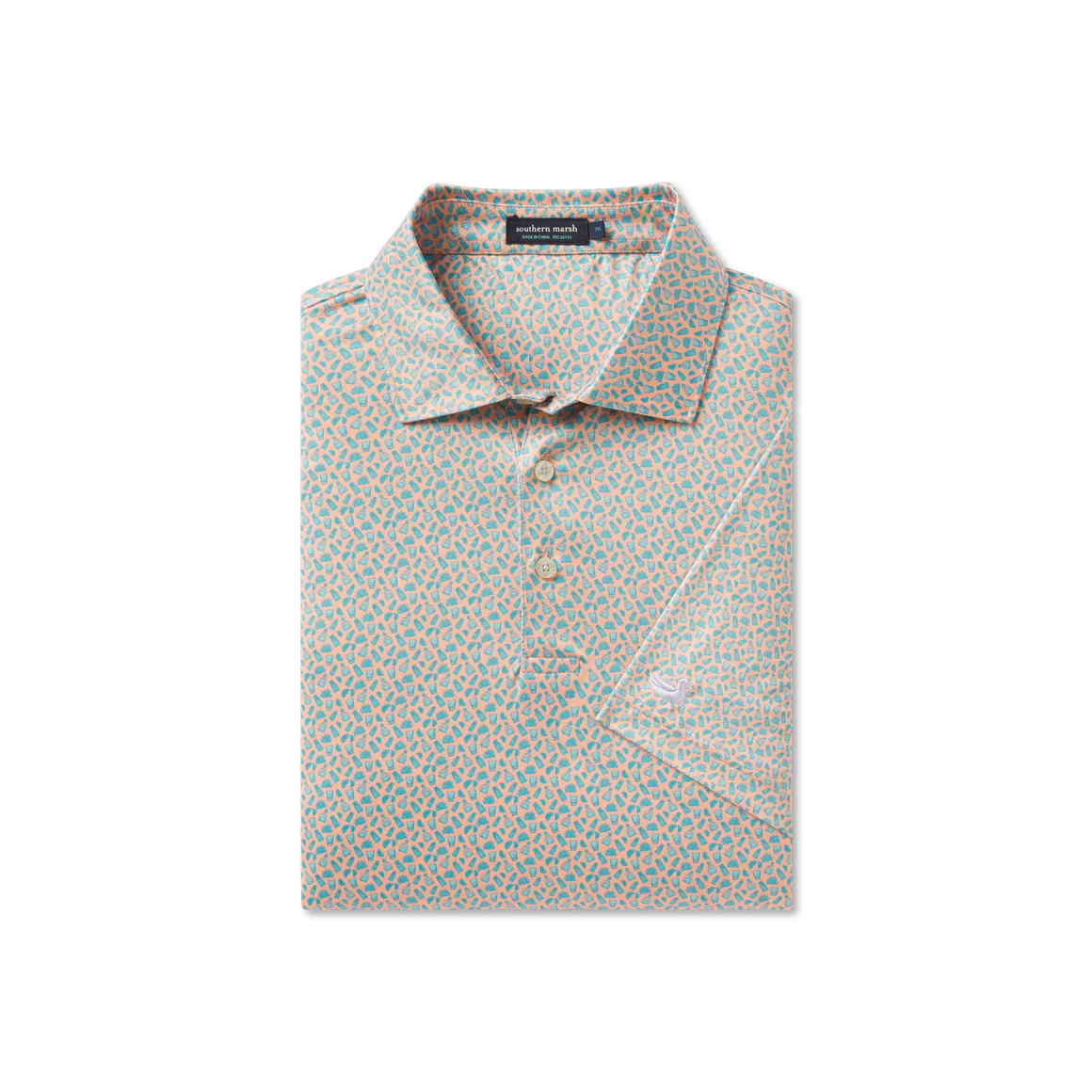 Flyline Performance Polo - Salt & Lime