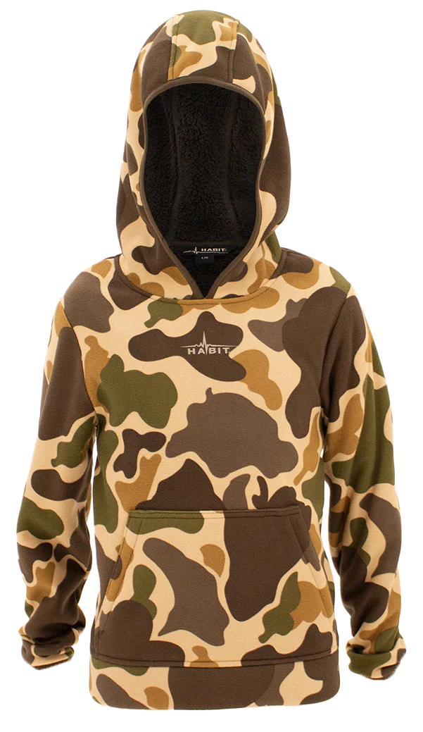 Habit - Bow String Sherpa Hoodie - Youth