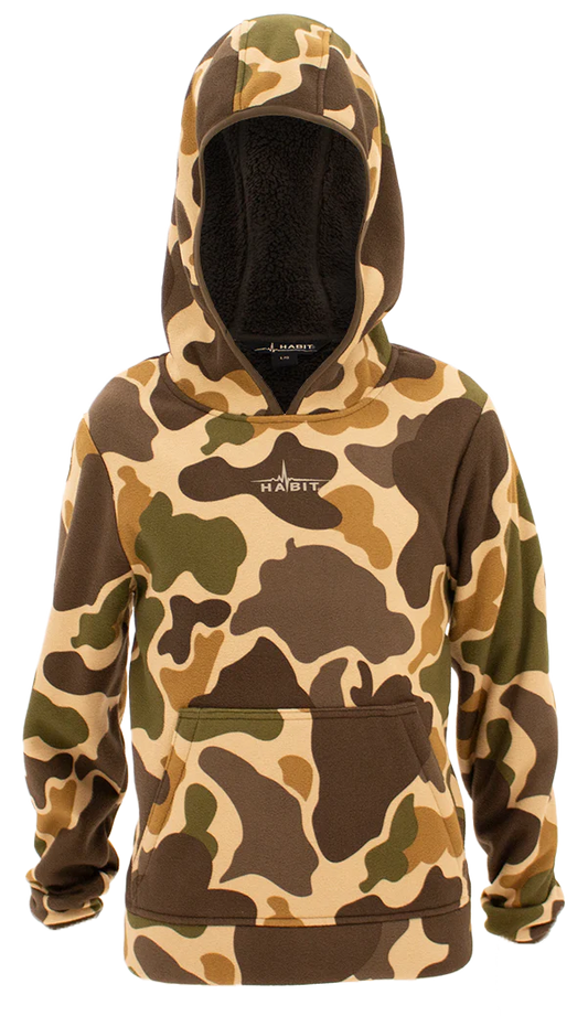 Habit - Bow String Sherpa Hoodie - Youth