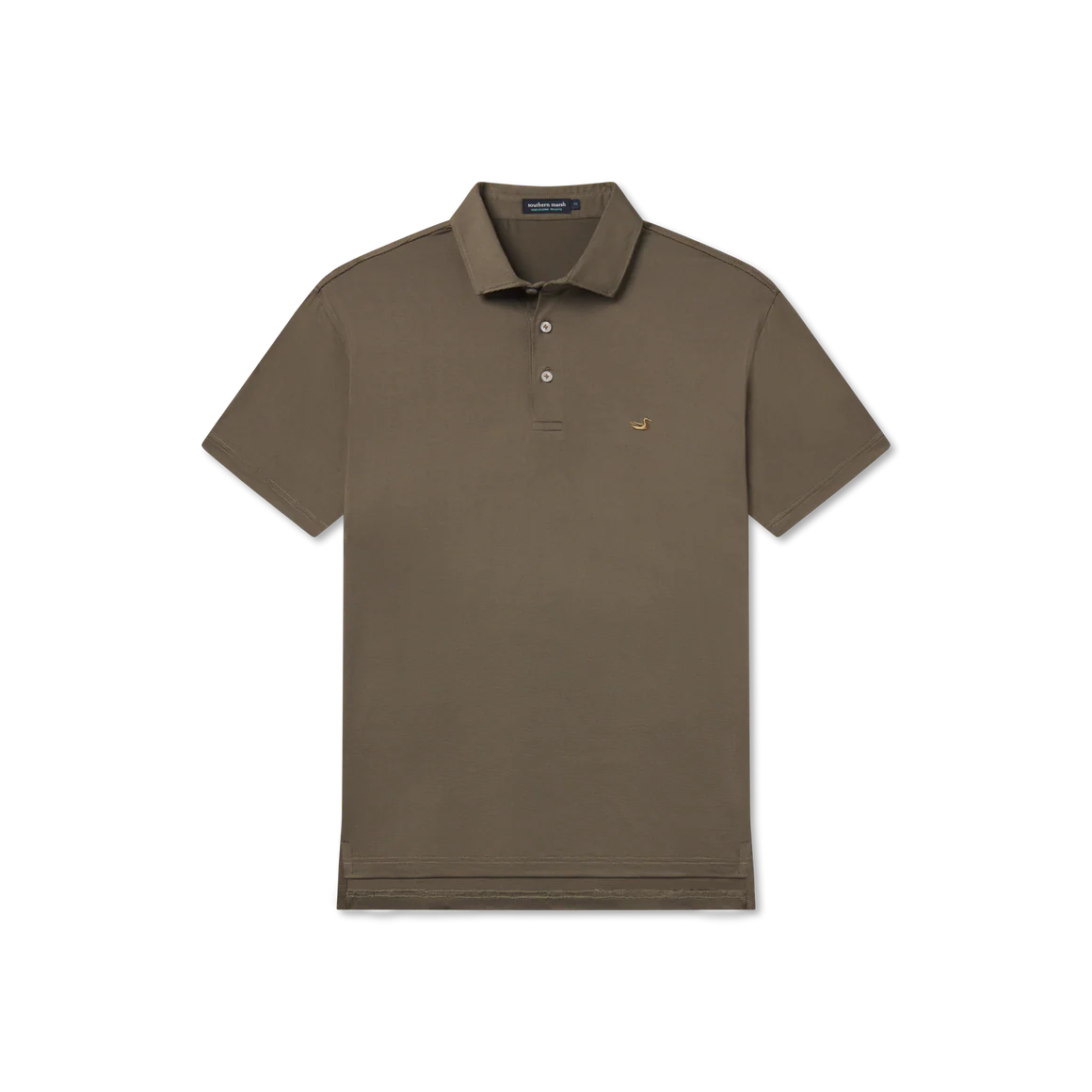 Southern Marsh Bermuda Performance Polo - Wellington Stripe