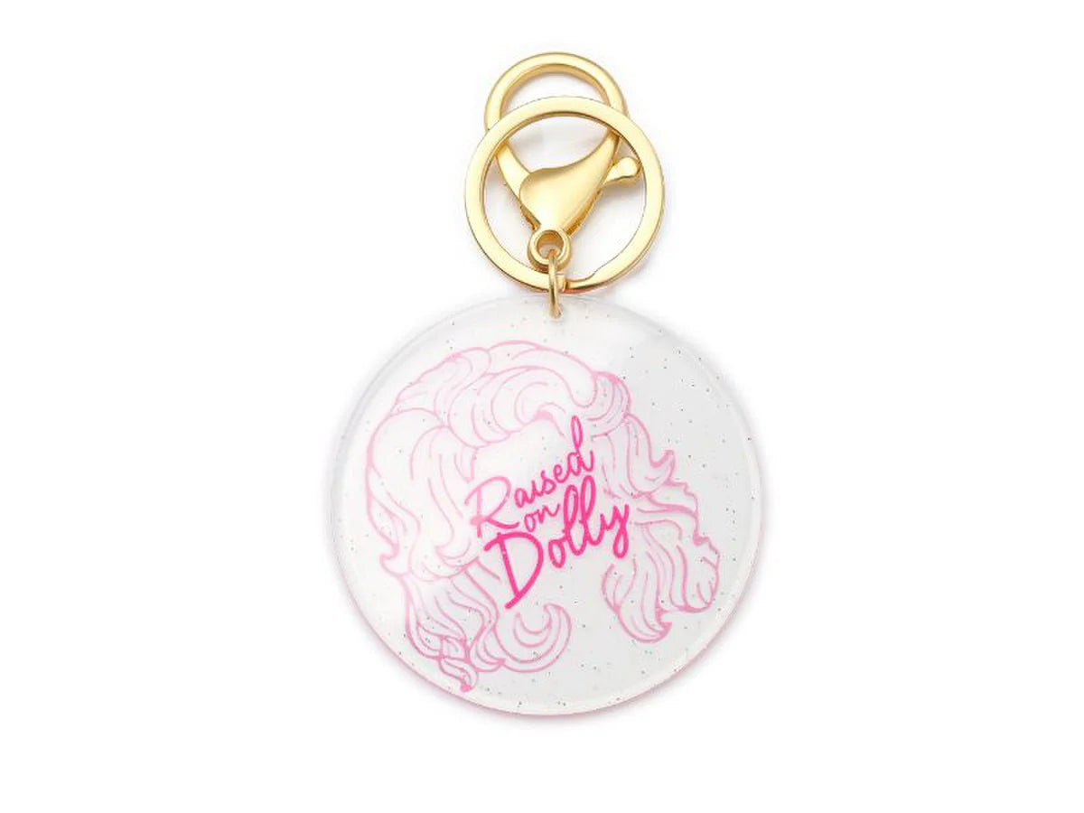 RAISED ON DOLLY KEYCHAIN