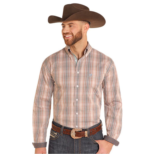 04595 Mens LS Button