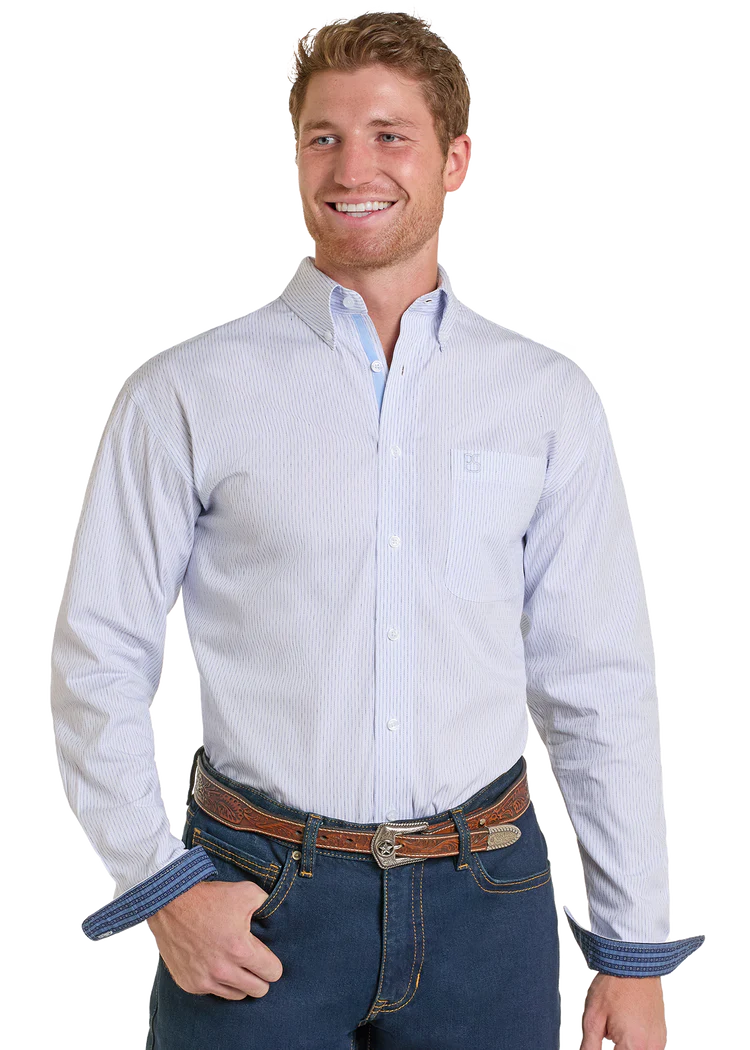 Rough Stock Dobby Long Sleeve Snap Shirt
