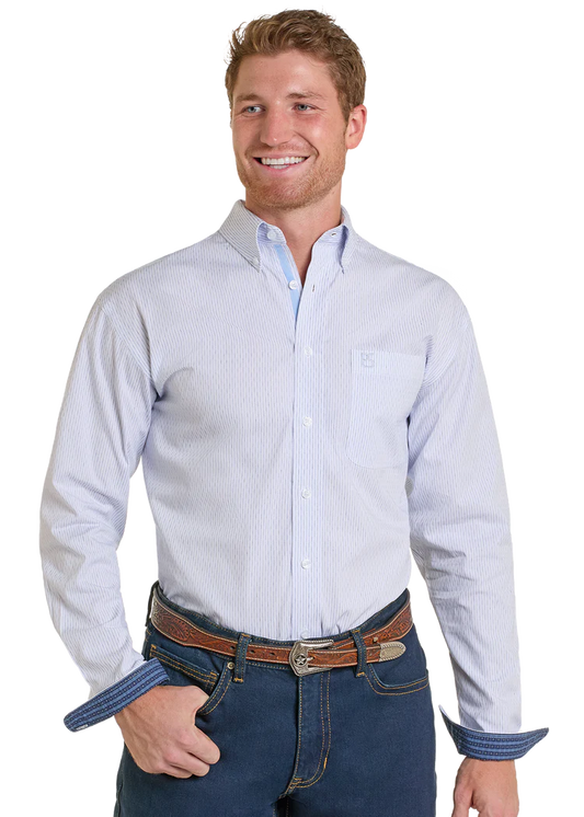 Rough Stock Dobby Long Sleeve Snap Shirt