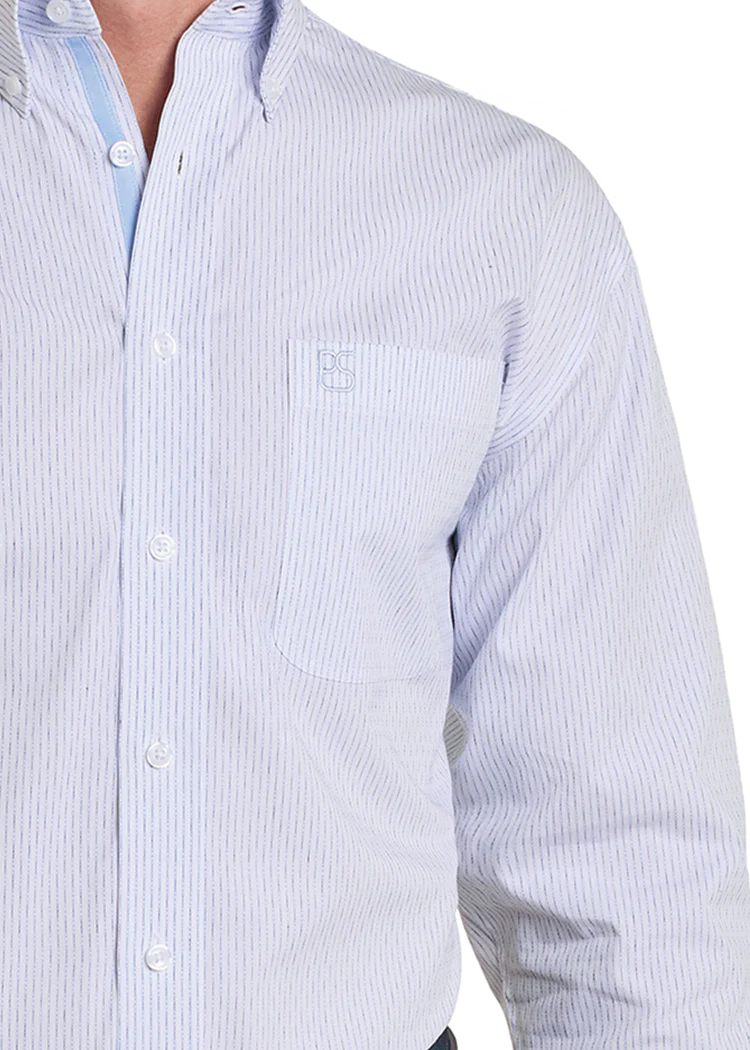 Rough Stock Dobby Long Sleeve Snap Shirt
