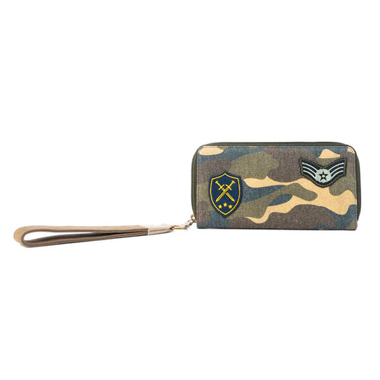 Myra Ranger’s Day Wallet in Moss Camo Green