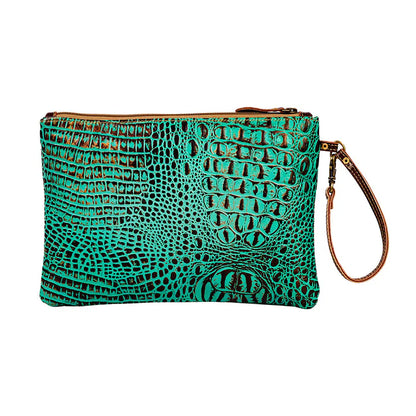 Sipala Hand-tooled Clutch Bag