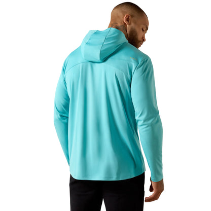 Ariat Men's Rebar Sunblocker Aquarelle Hooded T-Shirt 10071441