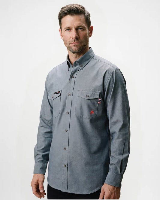 FORGE FR MEN’S IFR 4.7OZ SHIRT- GREY
