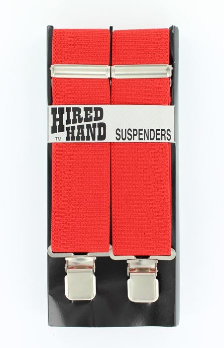 SUSPENDERS48 RED