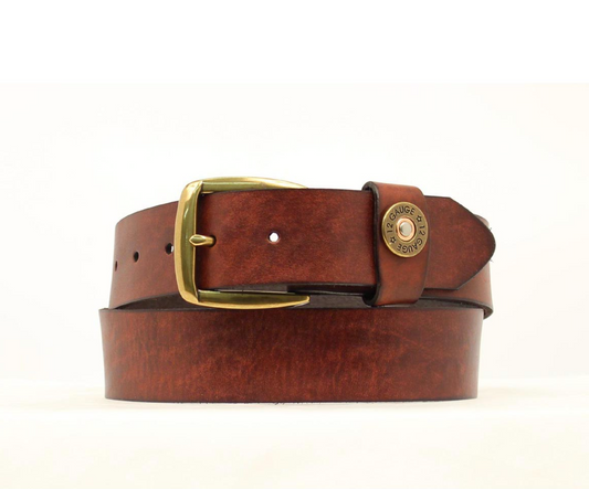 Nocona Men's 12 Gauge Leather Belt - N2472202