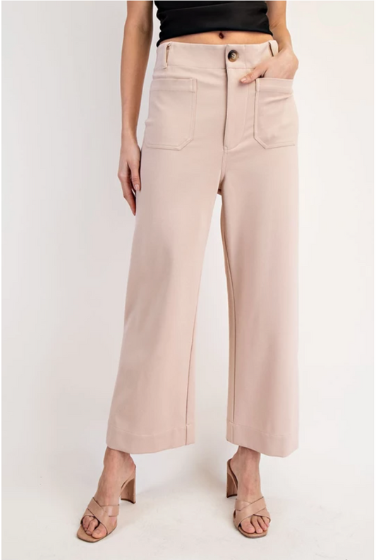 eesome - Patch Pocket Straight Leg Pants