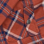 Roper Boys Long Sleeve Snap Plaid Western Shirt Jacket - 03-397