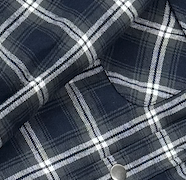 Roper Boys Long Sleeve Snap Plaid Western Shirt Jacket - 03-397