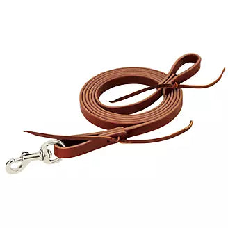 Latigo Leather Flat Roper Rein, 5/8" x 7