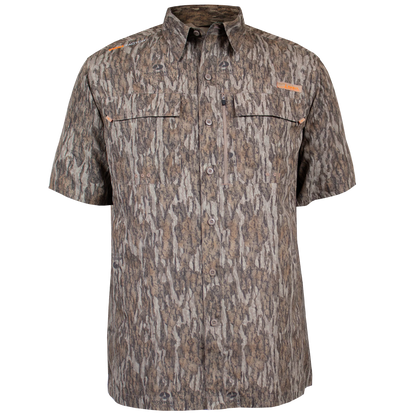 Habit - Men's Hatcher Pass Short Sleeve Camo Guide Shirt - Mossy Oak
