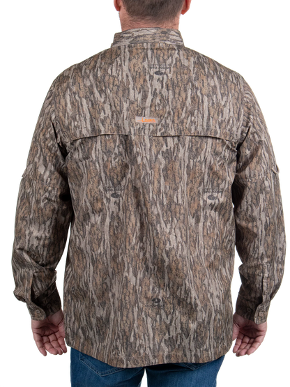 Habit - Men's Hatcher Pass Long Sleeve Camo Guide Shirt - Mossy Oak
