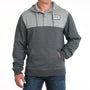CINCH - BOY'S  Pullover Hoodie 1/4 Button Color Blocked Pullover Hoodie