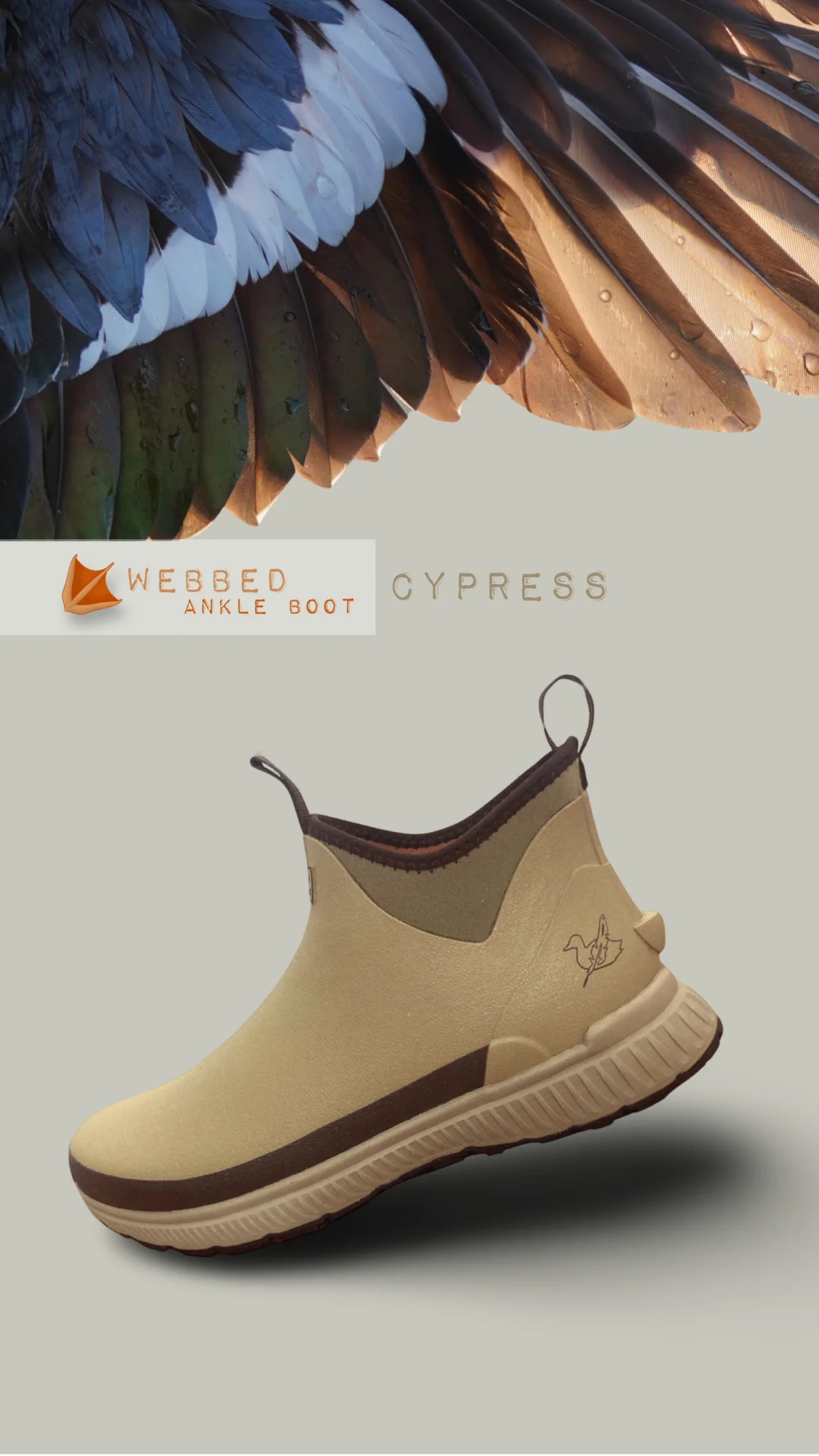 WINGMEN WEBBED ANKLE BOOT- 1001