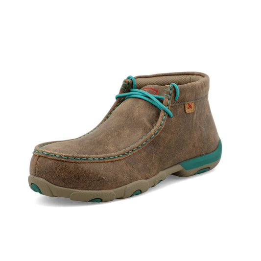 Work Chukka Driving Moc - Bomber & Turquoise - WDMAL01