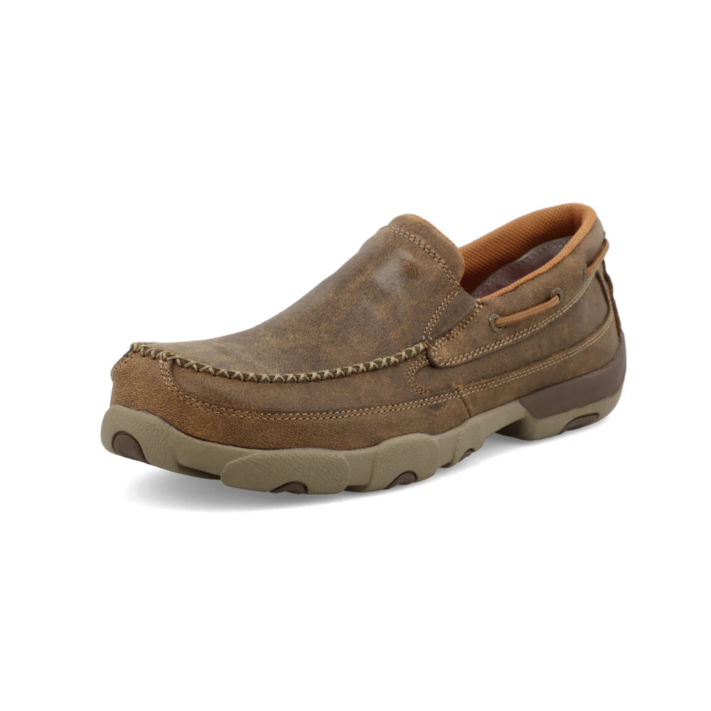 Work Slip-On Driving Moc - Bomber - MDMSC03