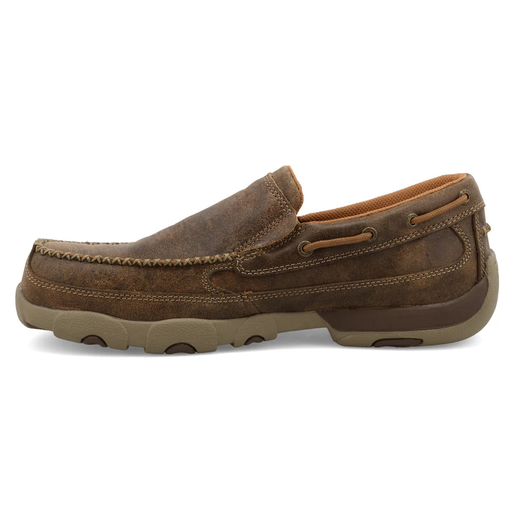 Work Slip-On Driving Moc - Bomber - MDMSC03