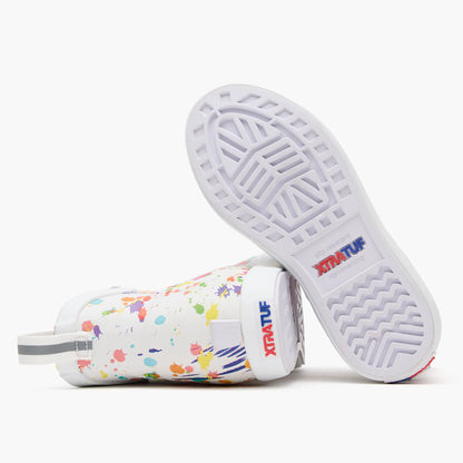 Little Kids Ankle Deck Boot-Paint Splatter
