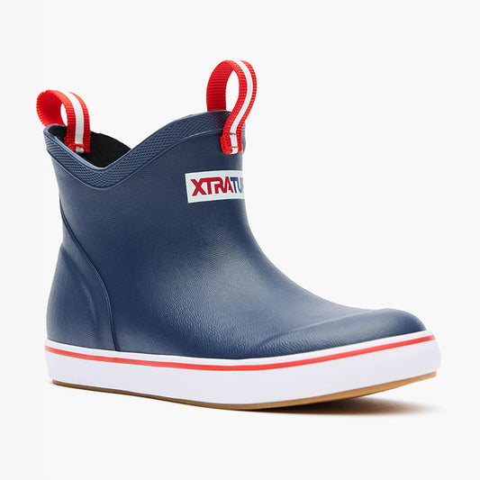 Kids Ankle Deck Boot - Navy