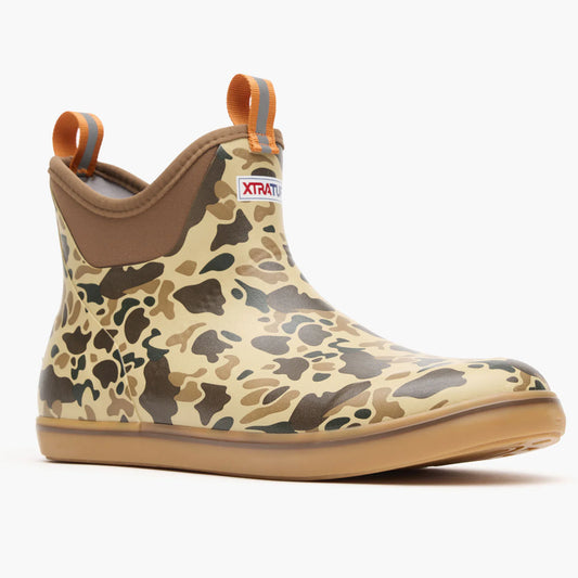 Men's Duck Camo Ankle Deck Boot-DUCK CAMO