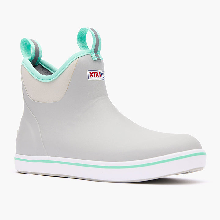 Women's 6 in Ankle Deck Boot - Grey