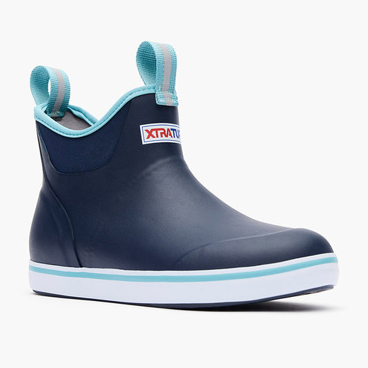 Women's 6 in Ankle Deck Boot - Navy