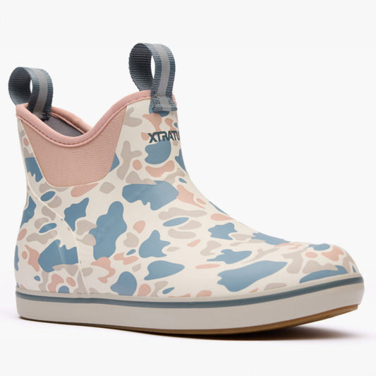 Women's 6 in Ankle Deck Boot - Duck Camo